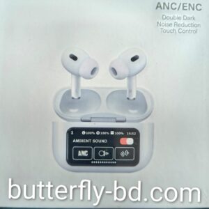 ANC ENC Double Dark Noise Rduction Tutch Control Earbuds Screen Display