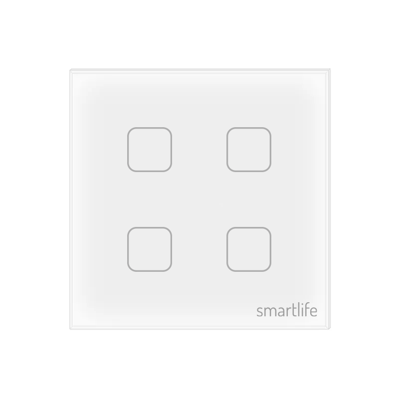 SmartLife 4 Gang Smart Touch Wall Switch (WiFi) - Image 3