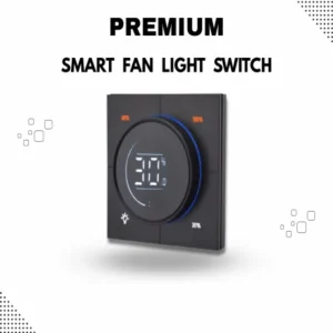 Tuya Premium WiFi Smart Fan & Light Switch– Manual Control, Alexa & Google Compatible