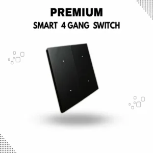 Premium Smart Wi-Fi 4 Gang Switch (Non-Touch) – Tuya, Smart life & Alexa Compatible