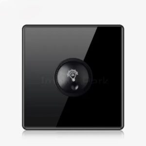 Full Glass Dimmer switch Black