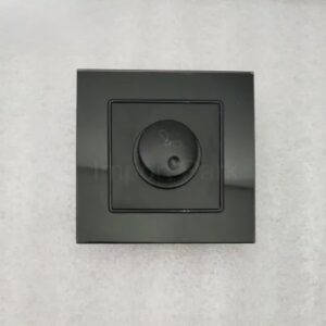 Glass Border Fan Dimmer switch Black