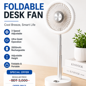 Aesthetic Mini Rechargeable Fan