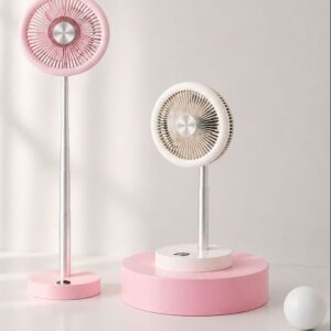Telescopic desktop fans
