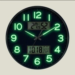 Luminous Digital Wall Clock