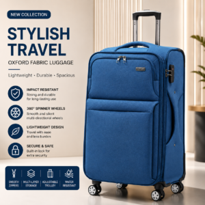 Stylish Oxford Fabric Travel Suitcase