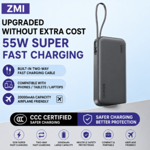 ZIME 55W Super Fast Charging Power Bank